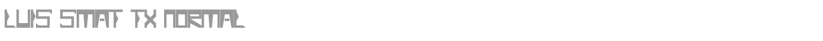 Luis Smat TX Normal font preview